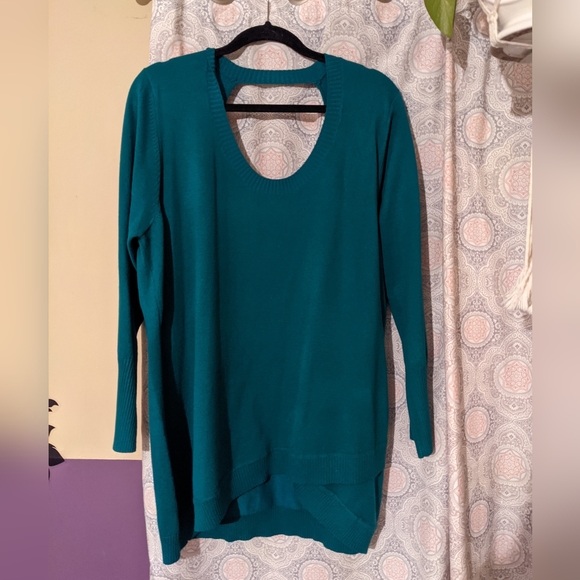 Dots Teal Sweater - Picture 2 of 3